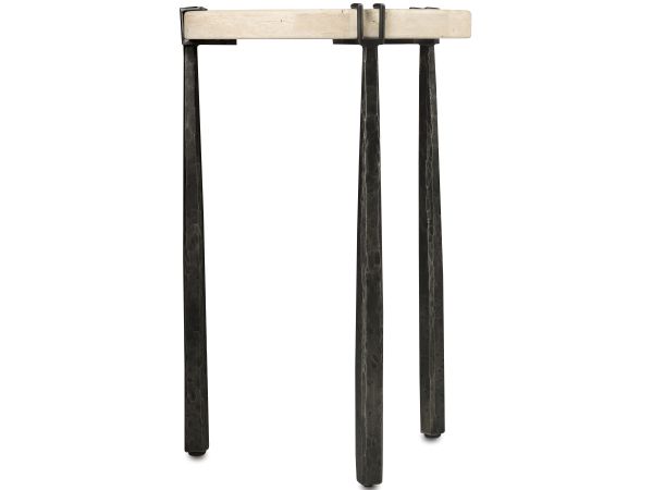 Hooker Furniture Driftwood Metal Spot Table in Grays