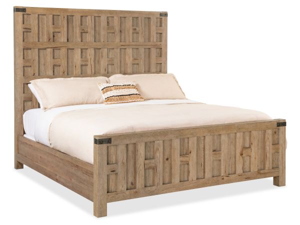 Hooker Furniture Vineyard Row Panel Bed in Sonoma