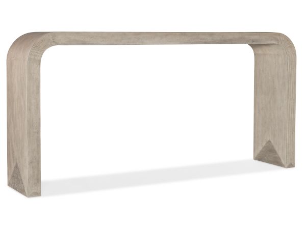 Hooker Furniture Commerce and Market Delta Console Table in Light Brown