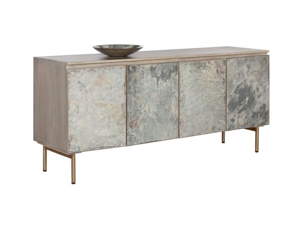 Sunpan Mirabelli Sideboard in Brass