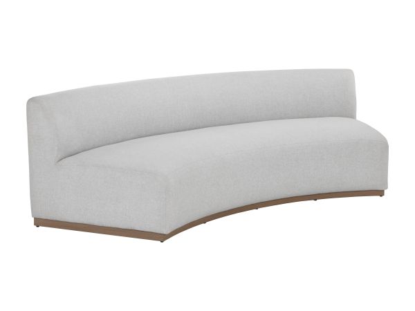 Sunpan Outdoor Cadiz Modular Sofa in Gracebay Light Grey