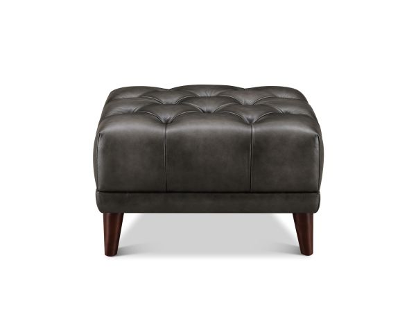 Hydeline Targa Ottoman in Ash Gray