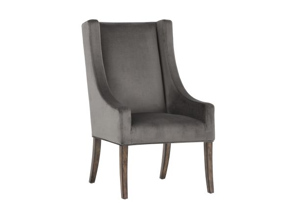 Sunpan Aiden Dining Armchair in Piccolo Pebble