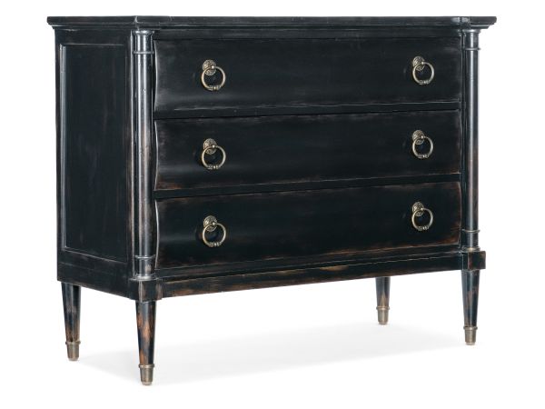 Hooker Furniture Charleston Three Drawer Chest - Armoire Base in Black Cherry
