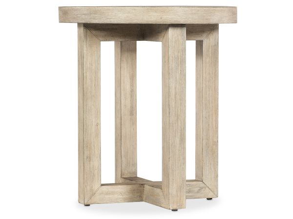 Hooker Furniture Commerce and Market Modern Side Table in Light Wood