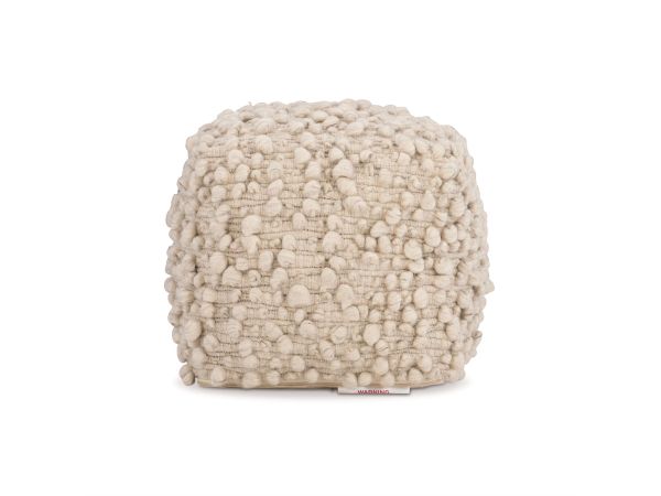 Bernhardt Furniture Kai Fabric Ottoman in Ivory