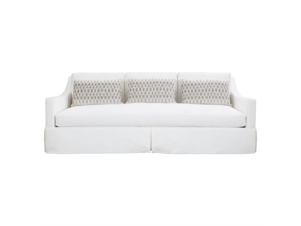 Bernhardt Furniture Albion Fabric Sofa in White