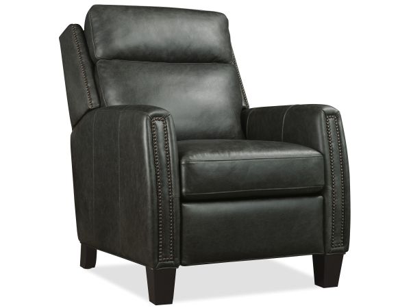Hooker Furniture Jacklyn Power Recliner with Pop-Up Headrest in Grey