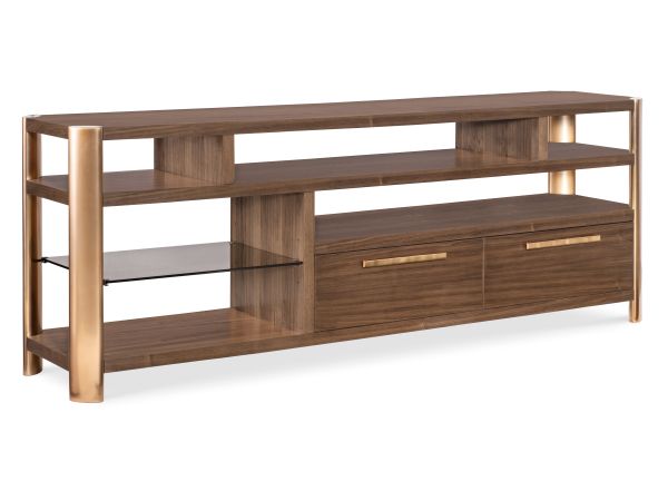 Hooker Furniture Eleana Entertainment Console in Light Caramel