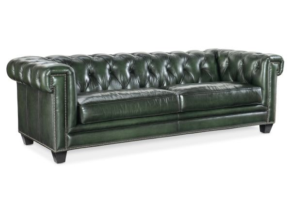 Hooker Furniture Charleston Tufted Sofa in Black