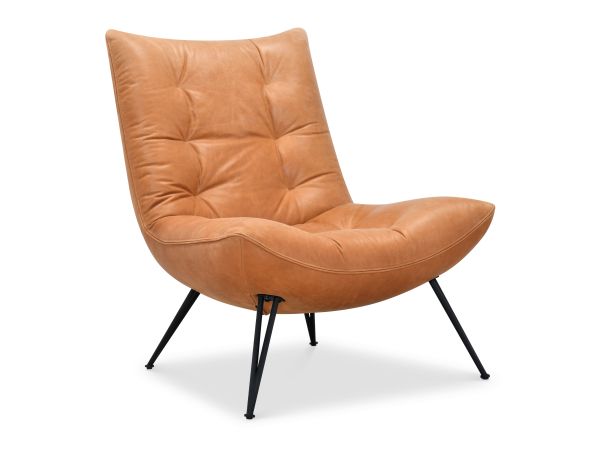 Hooker Furniture Kayne Accent Chair in Black Metal