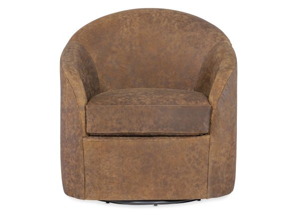 Hooker Furniture Remi Swivel Chair in Brown