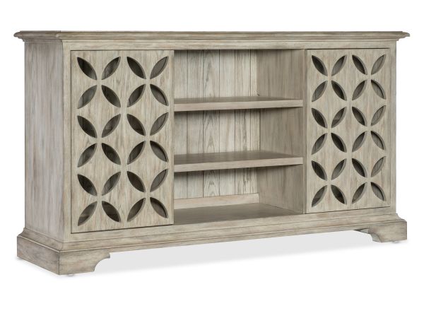 Hooker Furniture Commerce and Market Underhill Entertainment Console in Light Gray