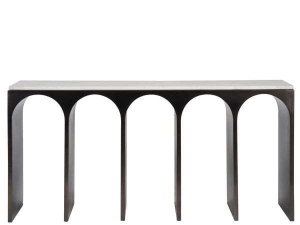 Universal Furniture New Modern Moda Console Table in White Banswara