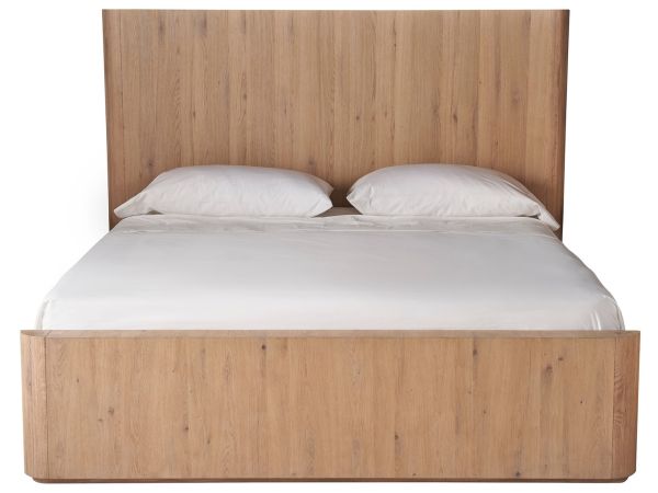 Universal Furniture New Modern Walker Panel Bed King in Natural Oak