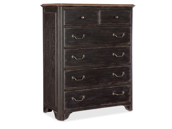 Hooker Furniture Americana Six-Drawer Chest in Molasses