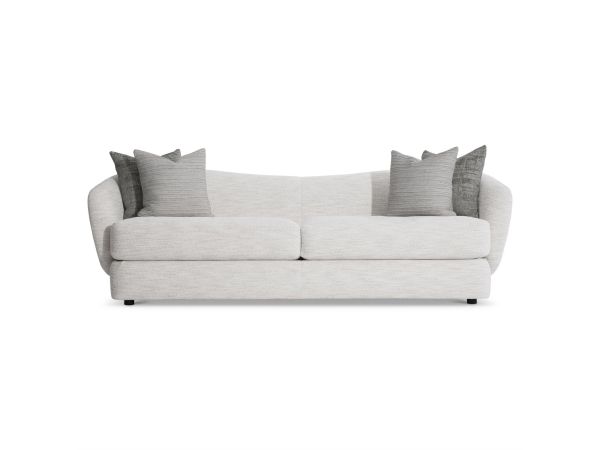 Bernhardt Furniture Plush Margot Fabric Sofa in Noir