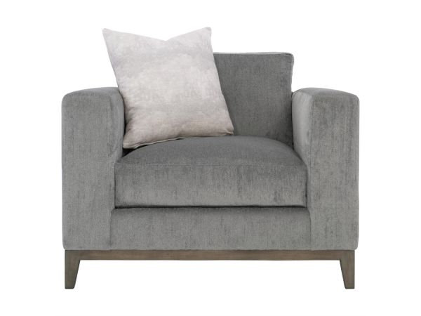 Bernhardt Furniture Plush Noel Fabric Chair Express Ship in Portobello