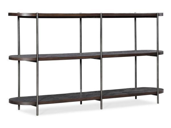 Hooker Furniture Commerce and Market Console Table in Dark Wood