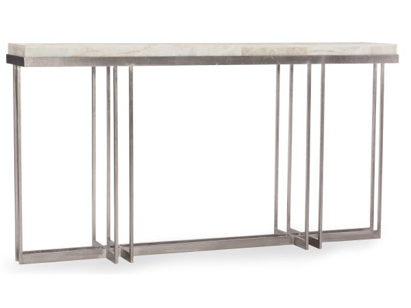 Hooker Furniture Melange Blaire Console Table in Pewter