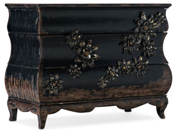 Hooker Furniture Sanctuary Charmant Bachelorette Chest in Porte Noir
