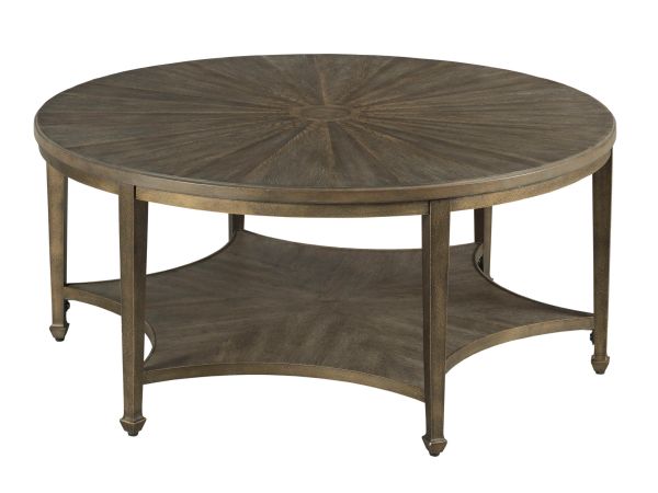 American Drew Emporium Sutter Round Coffee Table in Shadow