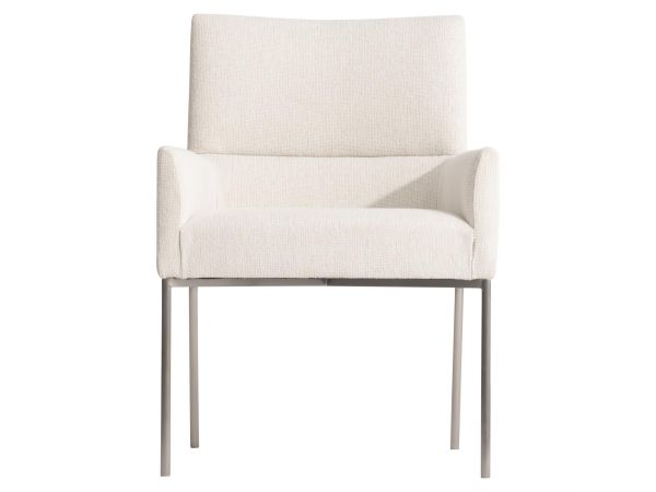 Bernhardt Furniture Sereno Arm Chair in Nickel