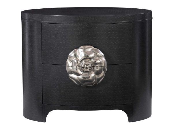 Bernhardt Furniture Silhouette Nightstand in Onyx