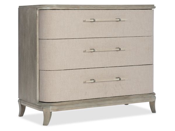 Hooker Furniture Affinity Bachelors Chest in Greige Sand-Blasted