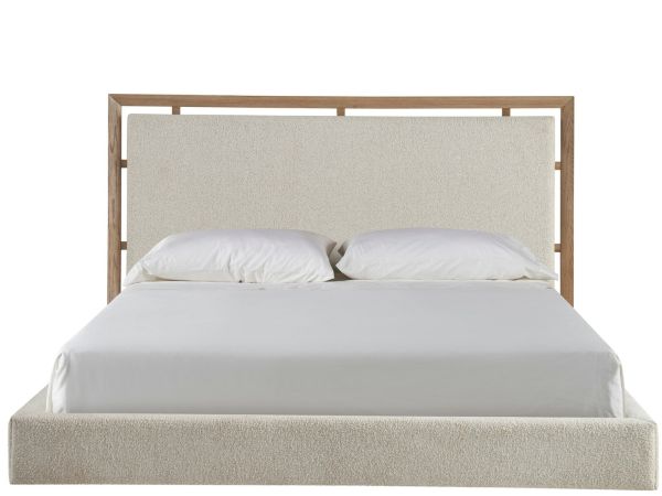 Universal Furniture Avaline Kendall Panel Bed King in Skylark