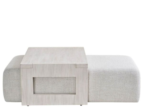 Universal Furniture Dwell Nesting Cocktail Ottoman in River Rock