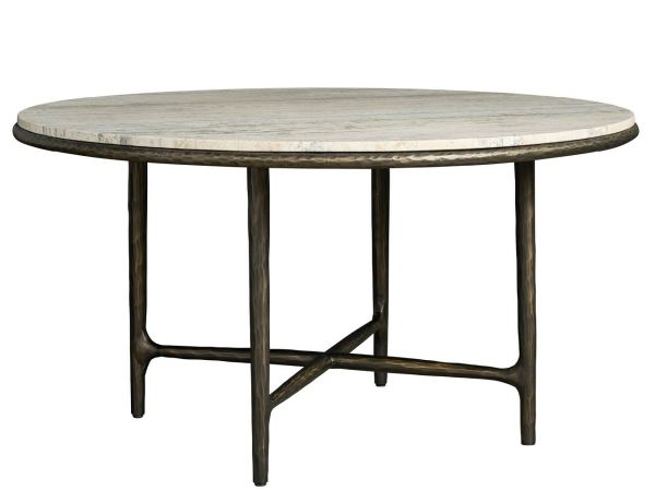 Universal Furniture Griffith Park Round Dining Table in Bronze