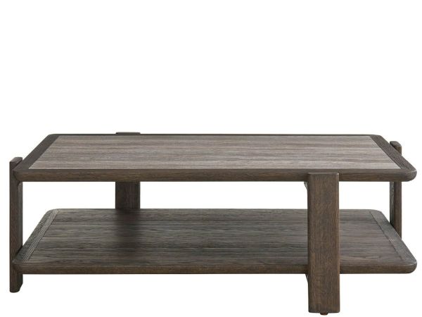 Universal Furniture Sable & Dessert Stone Cocktail Table in Sable