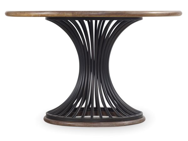 Hooker Furniture Studio 7H Cinch Round Dining Table in Scandinavian
