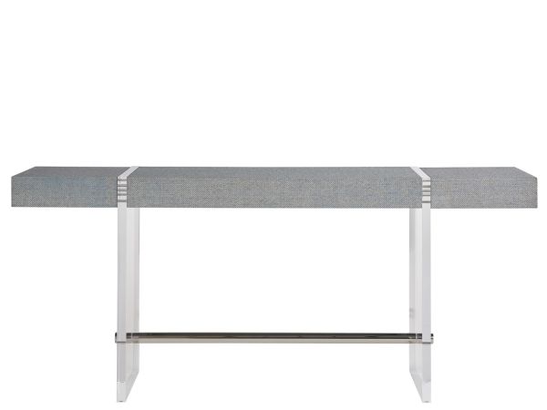 Universal Furniture Weekender Vineyard Haven Console in Blue Seagrass