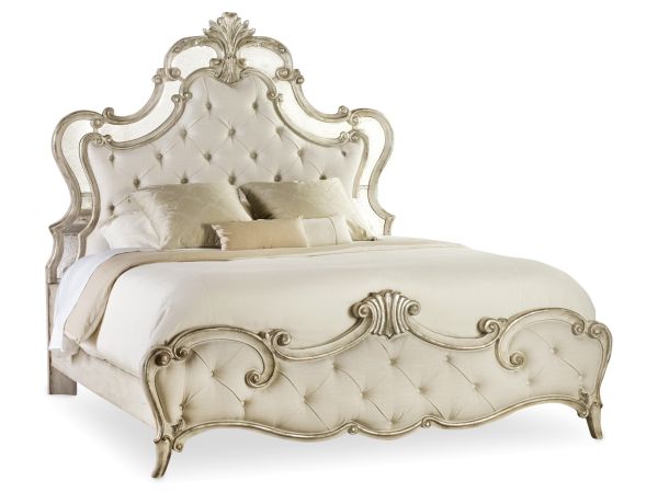 Hooker Furniture Sanctuary Upholstered Bed in Bardot