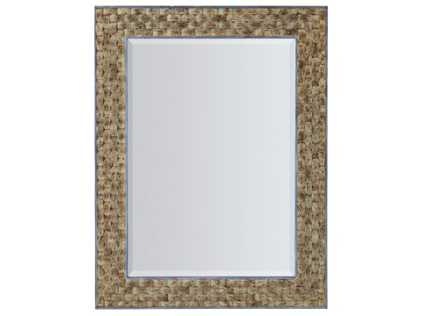 Hooker Furniture Surfrider Portrait Mirror in Light Wood