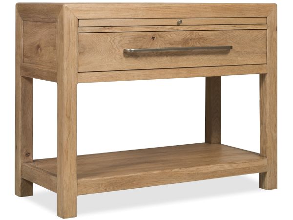Hooker Furniture Driftwood One-Drawer Nightstand with Stone