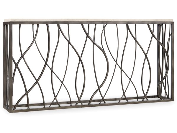 Hooker Furniture Console Table in Dark Satin