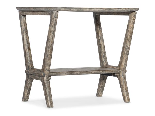 Hooker Furniture Commerce and Market Brandon End Table in Medium Brown